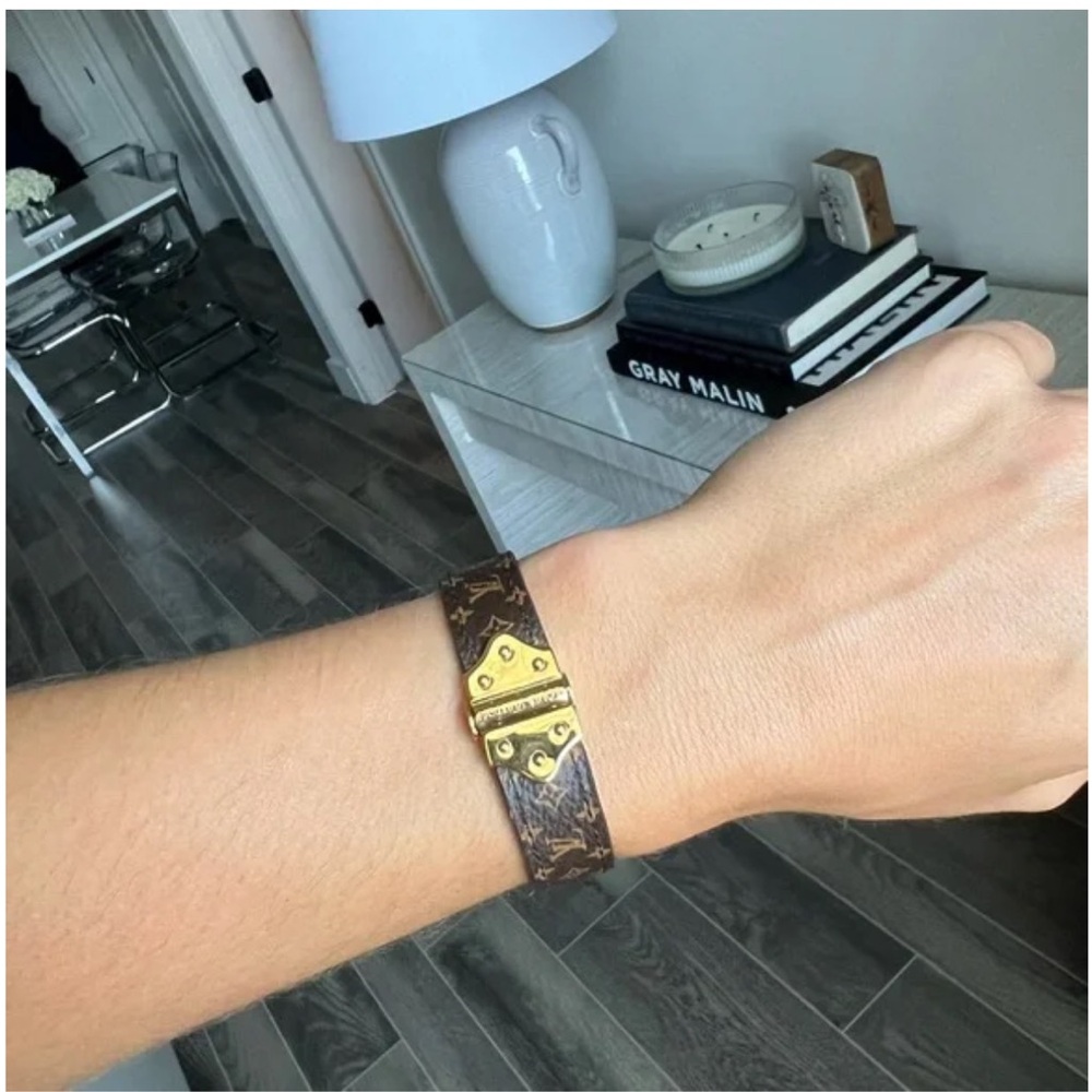 Louis Vuitton Brown Nano Monogram Bracelet